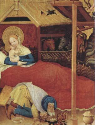 Konrad of Soest The Nativity (mk08) Germany oil painting art